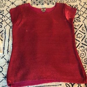 Worthington Shiny Pink Fancy Tee